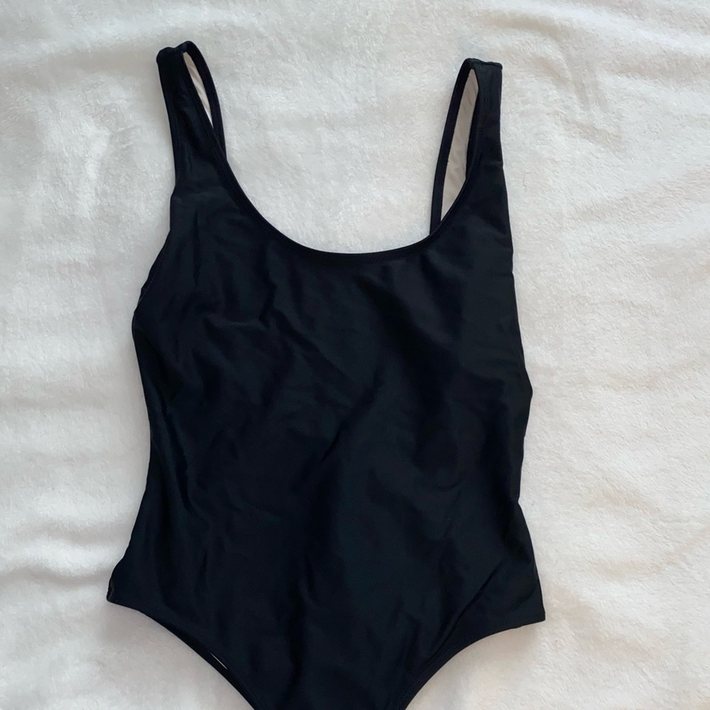 Black One Piece Bathing Suit